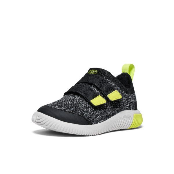Toddlers' KNX Knit Double Strap  |  Black/Evening Primrose
