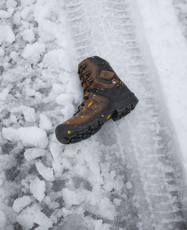 Men's Dover 8 Waterproof Boot (Carbon Toe) | Dark Earth/Black