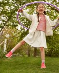 Big Kids' KNX Knit Sneaker  |  Dubarry/Star White