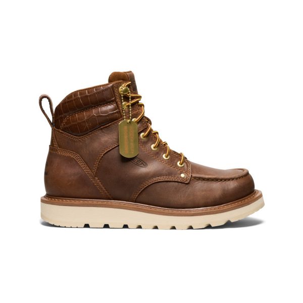 Men's Cincinnati 6 Boot (Soft Toe) x Noon Goons   |  Leather Brown/Off White