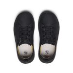 Big Kids' KNX Leather Sneaker  |  Triple Black