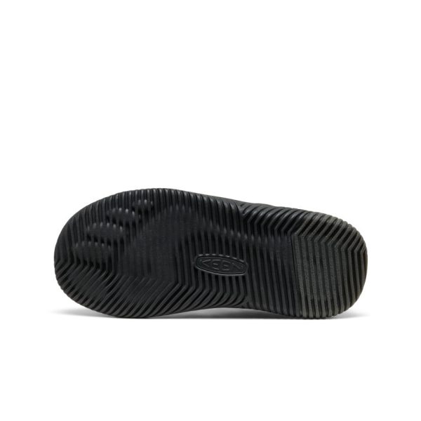 Big Kids' KNX Leather Sneaker  |  Triple Black