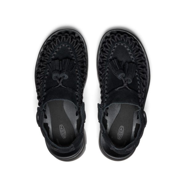 All Gender UNEEK PLT Tassel Sneaker | Black/Black