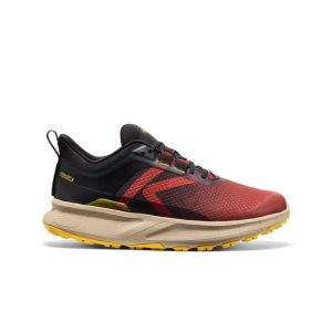 Men's 450 Dirt Waterproof Hiking Shoe  |  Red Ochre/Black