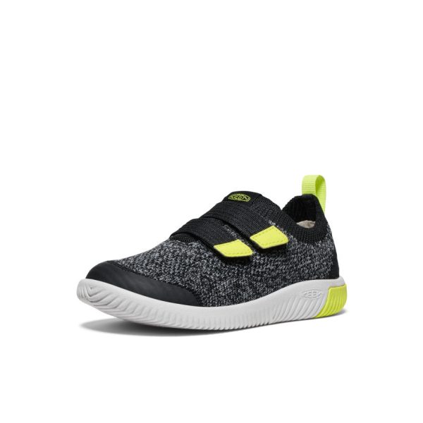 Little Kids' KNX Knit Double Strap | Black/Evening Primrose