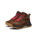 Big Kids' Hightrail Waterproof Hiking Boot | Dark Earth/Garnet