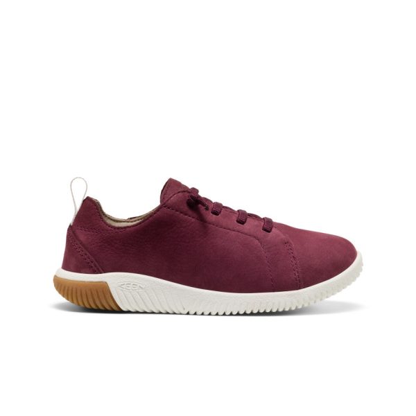Big Kids' KNX Leather Sneaker  |  Fig/Star White