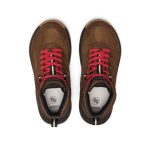 Big Kids' Hightrail Waterproof Hiking Boot | Dark Earth/Garnet
