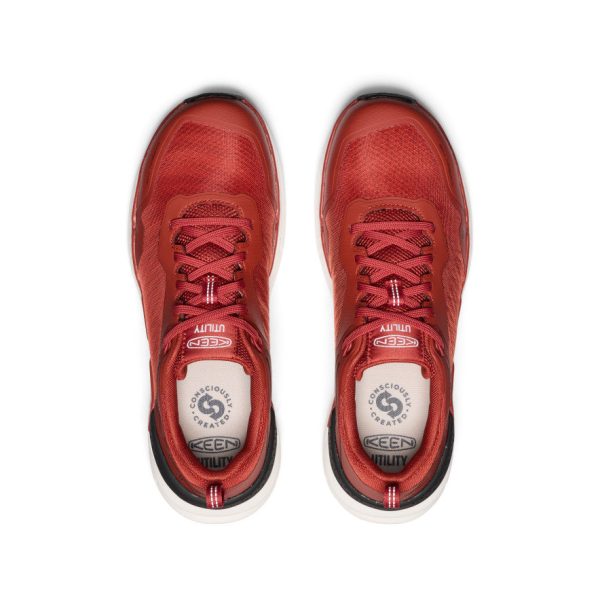Men's Speedworks Work Sneaker (Carbon Toe)  |  Red Ochre/Black